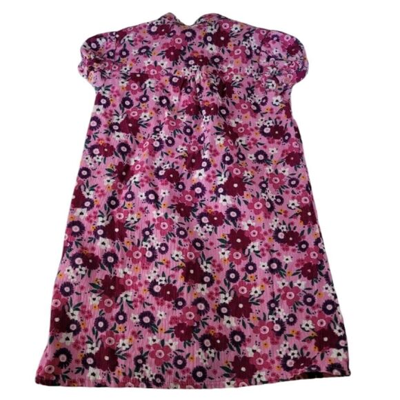 Pink floral corduroy dress - Picture 2 of 4